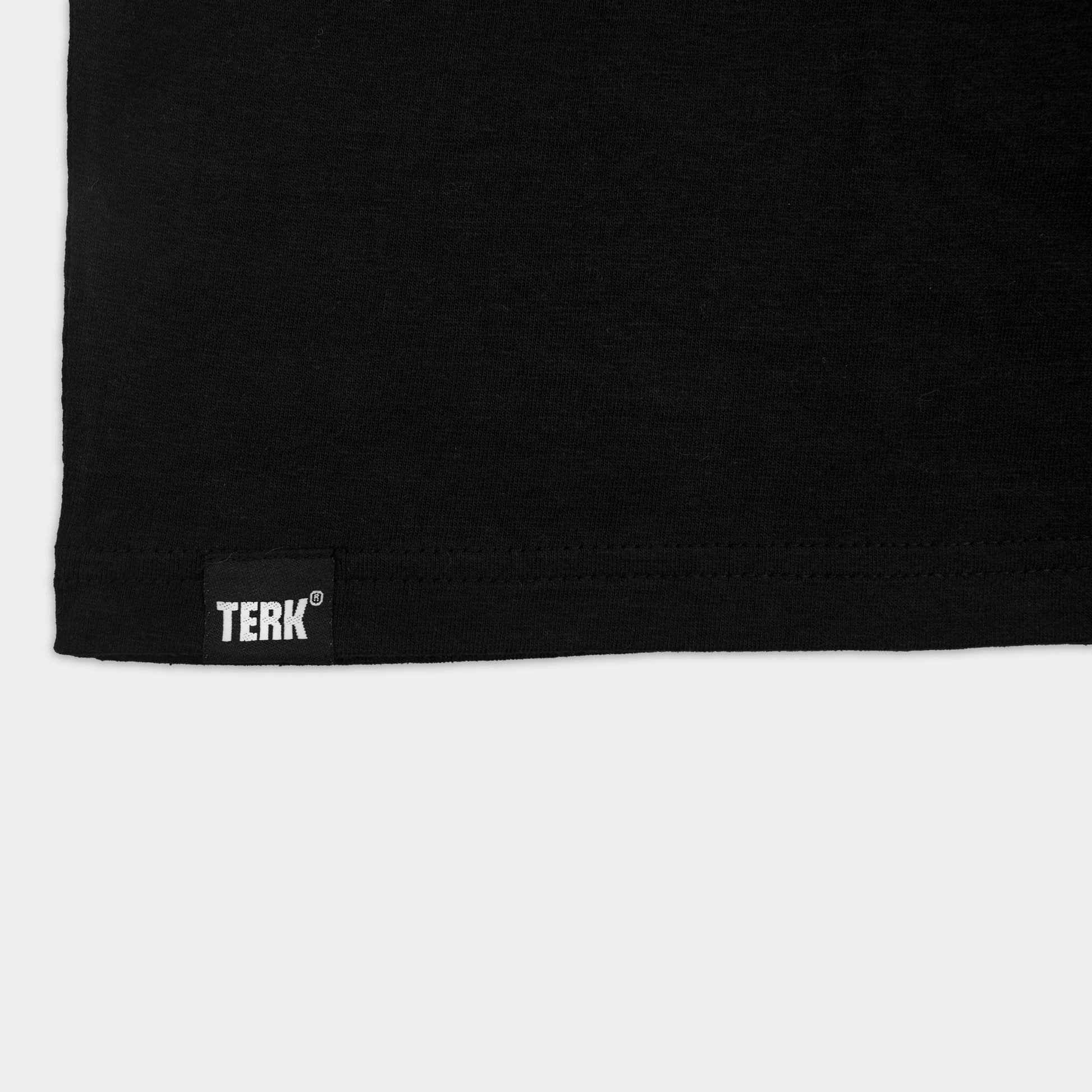 White TERK Logo Embroidered T-Shirt