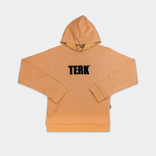 BLACK TERK CAMEL HOODIE WITH EMBROIDERED LOGO