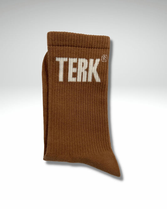 WHITE TERK Crew Socks (Pre -ORDER)